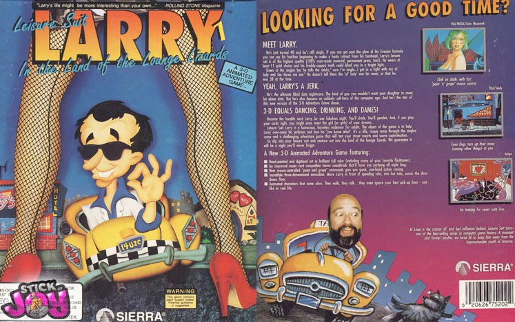 blog leisure suit larry adult game franchise  vga remake cover