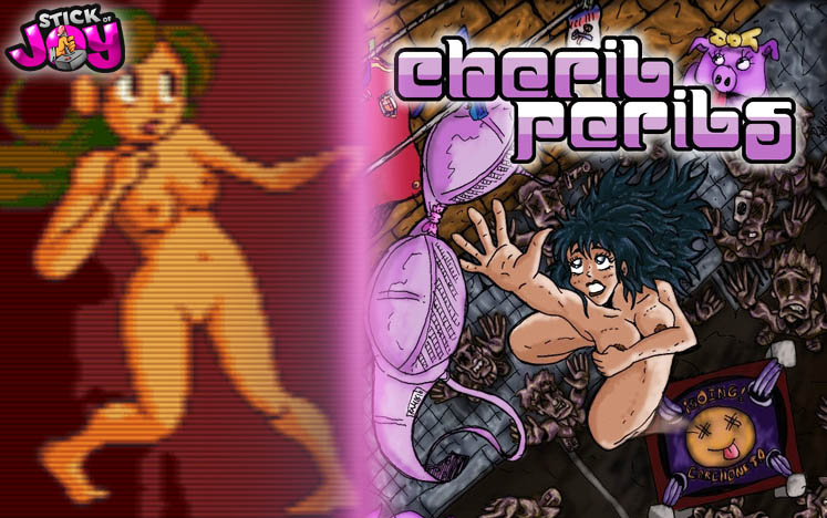 mega cheril perils lewd nude modern retro platform sega megadrive game for adults cover