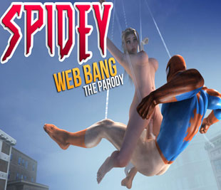 Click to play adult game - Spidey Web Bang